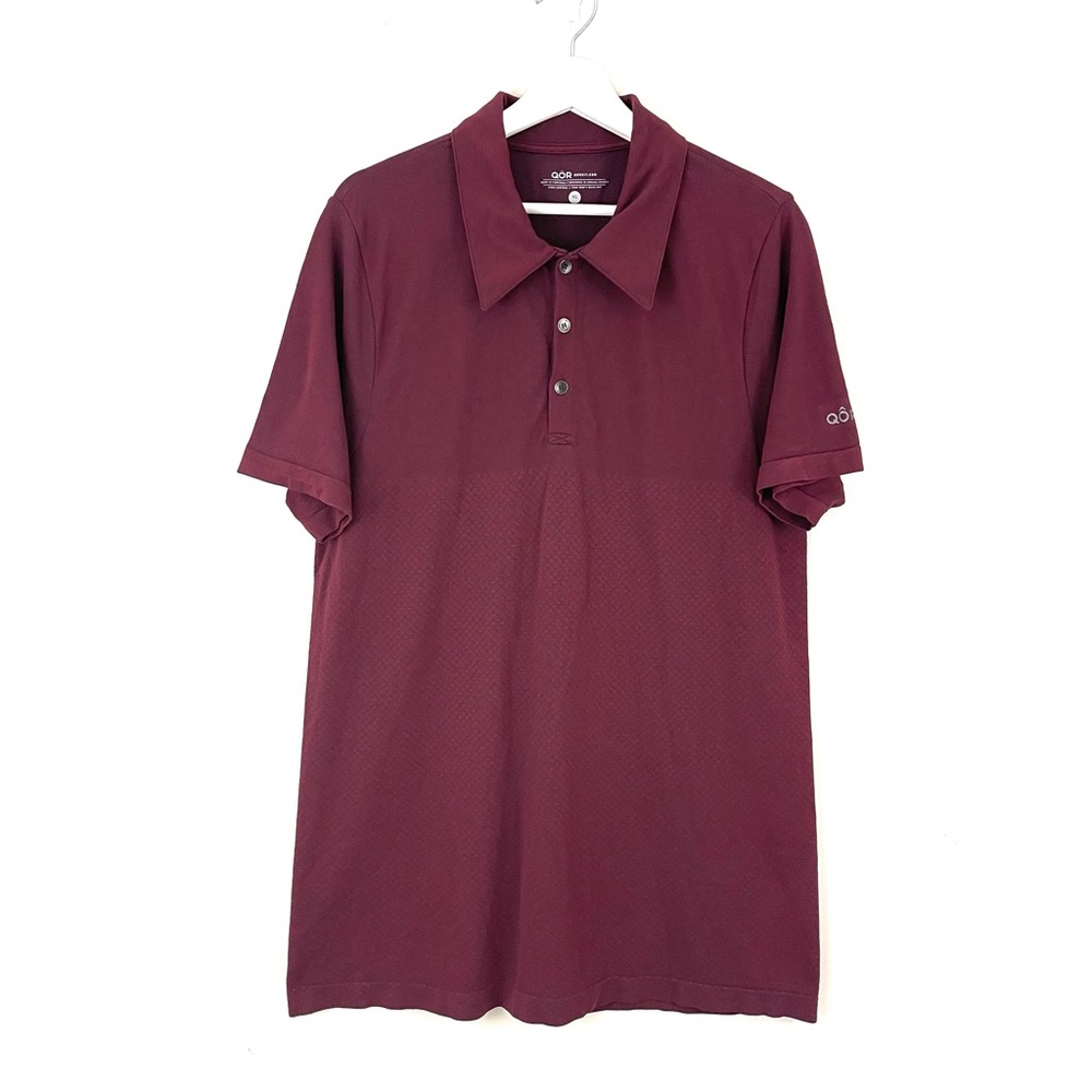 QOR Kit Men’s Performance Stretch Short Sleeve Polo Shirt